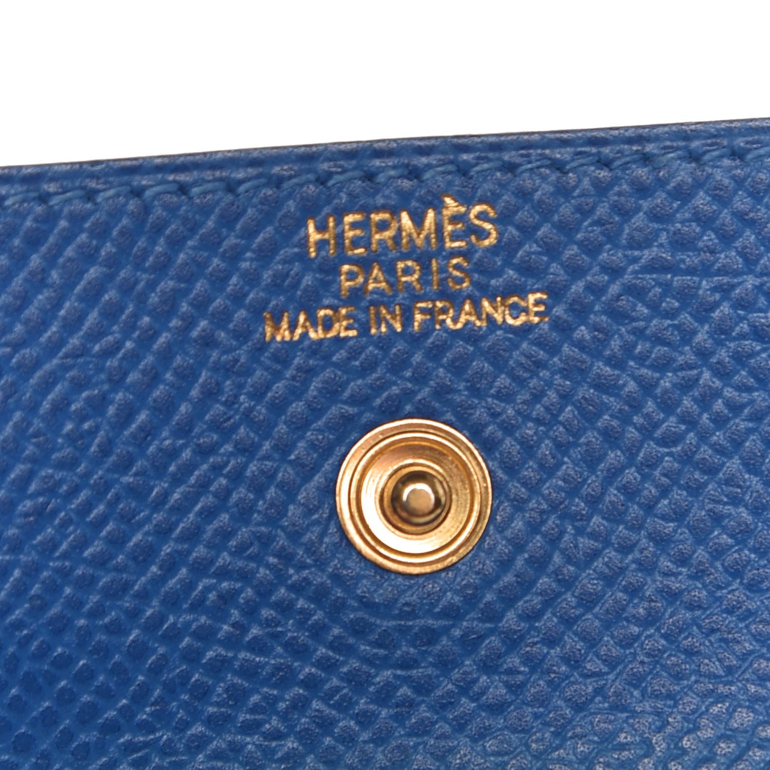 Hermes Courchevel Post It Notepad Holder GM Bleu France 7 of 9