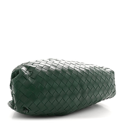Bottega Veneta Nappa Maxi Intrecciato The Pouch Oversized Clutch Raintree 4 of 10