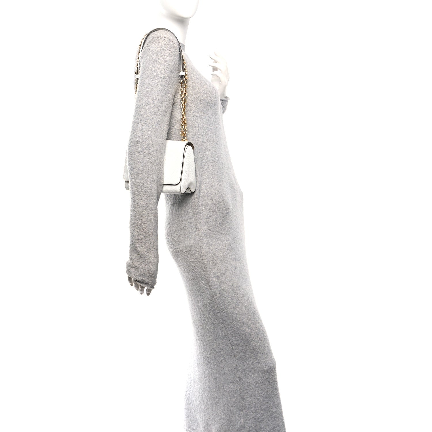 Louis Vuitton Epi Twist Shoulder Bag PM White 2 of 12