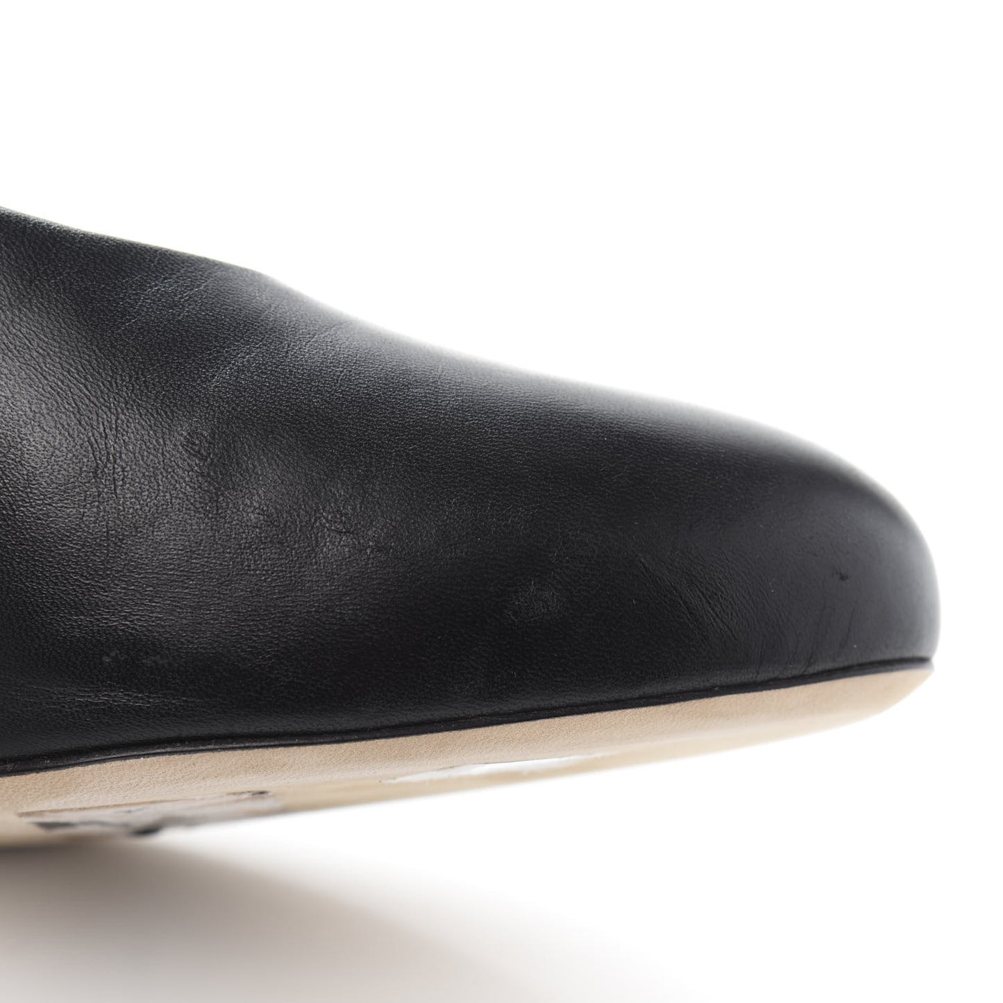 Lambskin CC Pumps 40.5 Black