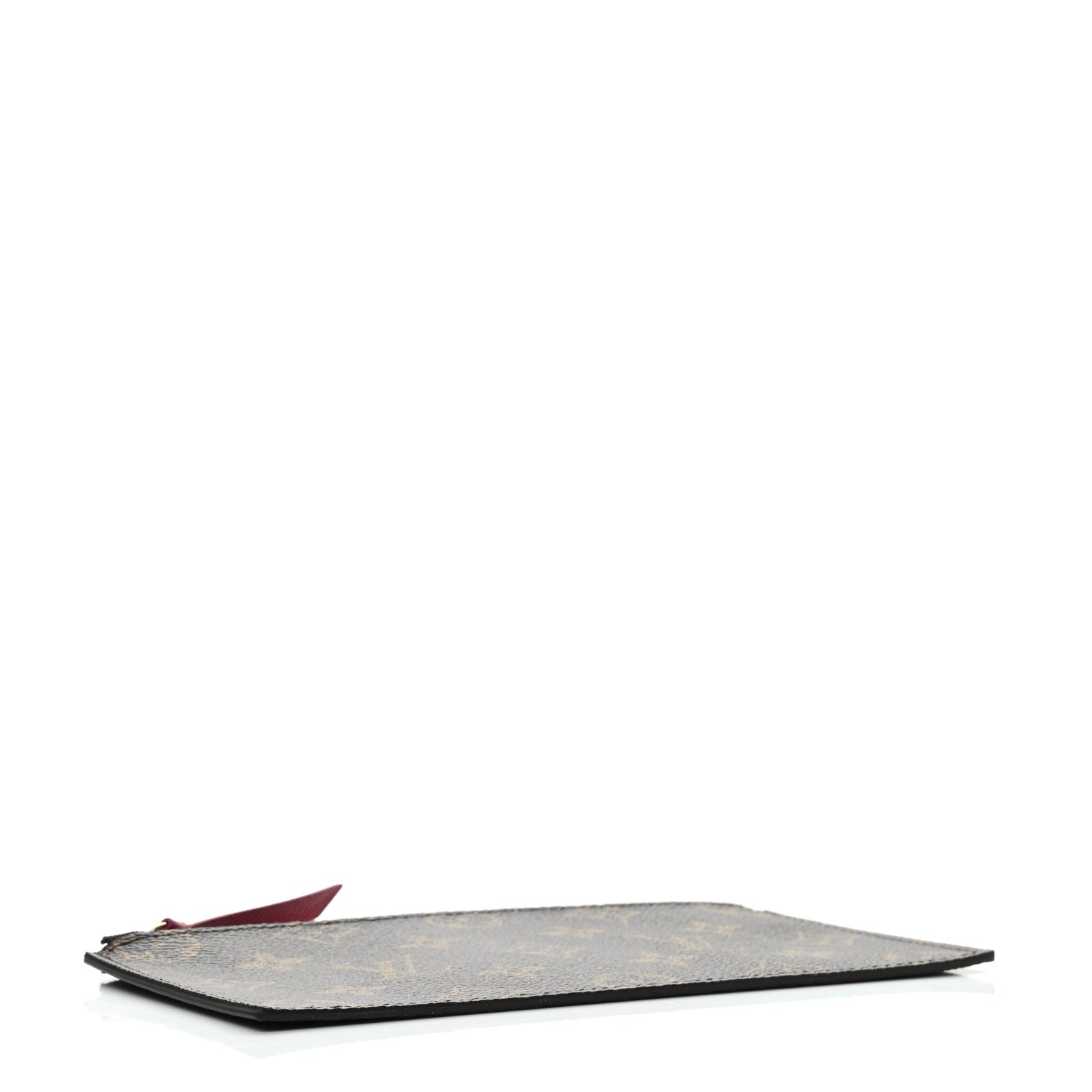 Louis Vuitton Monogram Felicie Chain Wallet Zippered Insert Fuchsia 4 of 6