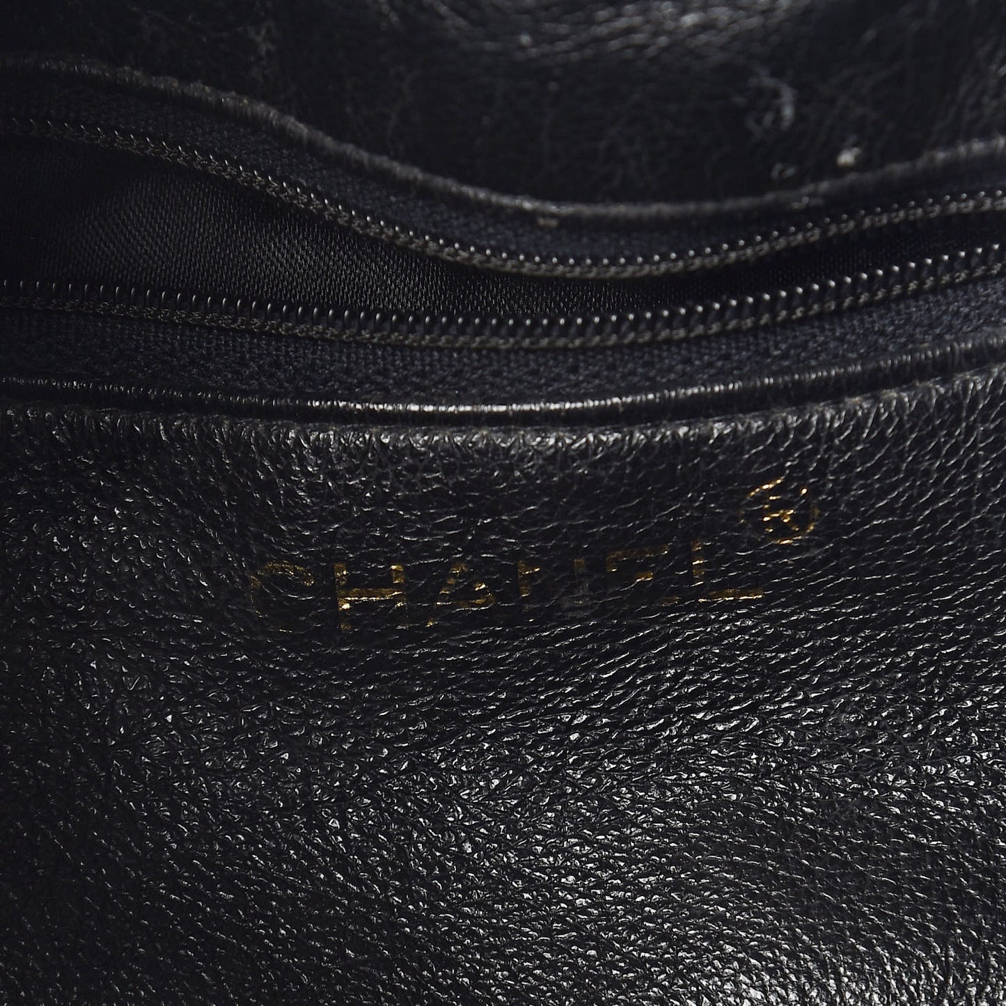 Lambskin Stitched Tassel Drawstring Pouch Black