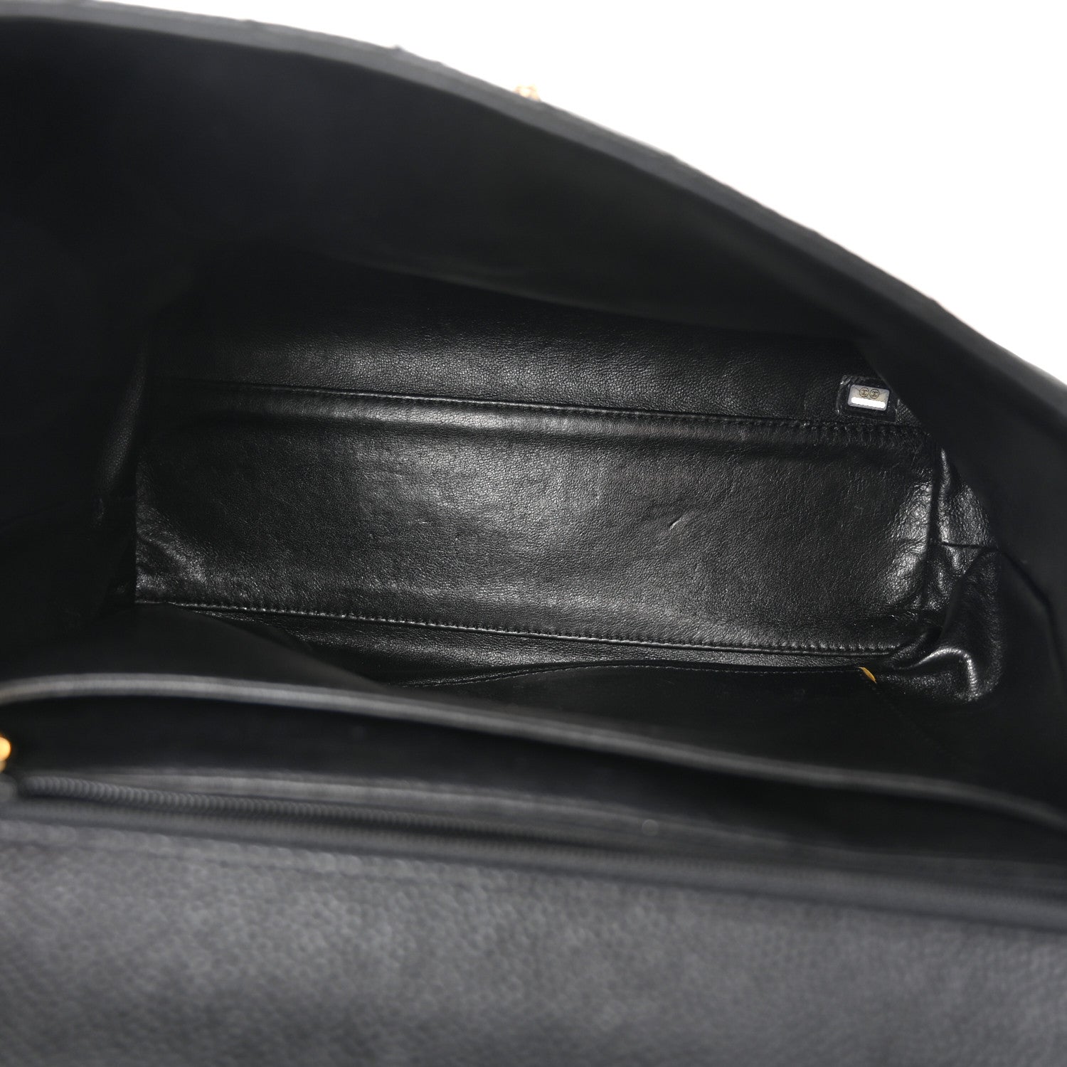 Chanel Caviar Quilted Jumbo Kelly Flap Black 5 of 12