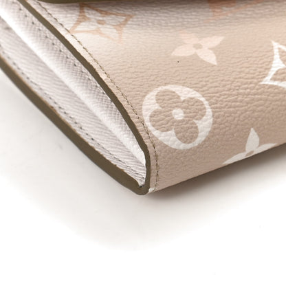 Louis Vuitton Monogram Giant Spring In The City Sarah Wallet NM Sunset Kaki 9 of 11