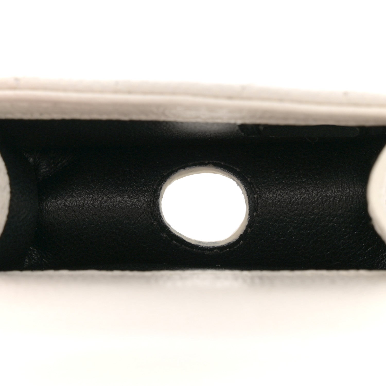 Chanel Caviar Quilted Airpods Pro Holder Belt White 5 of 11