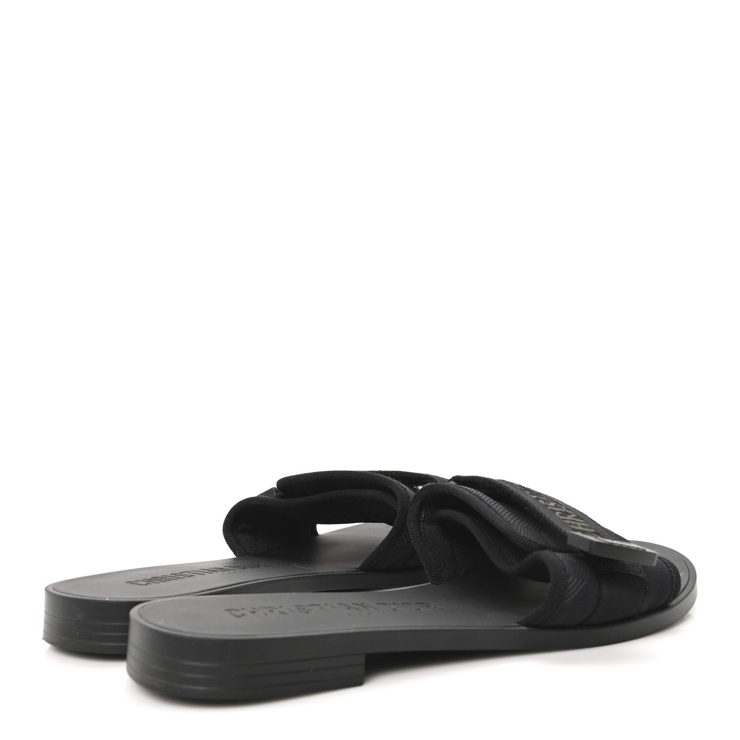 Technical Stretch Fabric Camouflage Dio(r)evolution Slide Sandals 39 Black Military