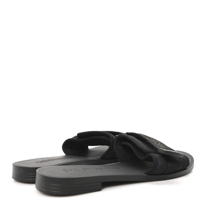 Christian Dior Technical Stretch Fabric Camouflage Dio(r)evolution Slide Sandals 39 Black Military 4 of 9