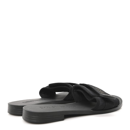 Christian Dior Technical Stretch Fabric Camouflage Dio(r)evolution Slide Sandals 39 Black Military 4 of 9