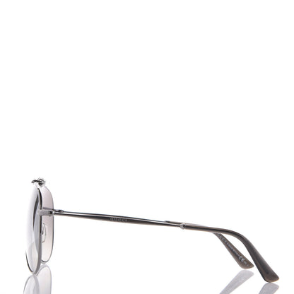 Gucci Bamboo Aviator GG 2235/S Sunglasses Gray Gunmetal 2 of 7