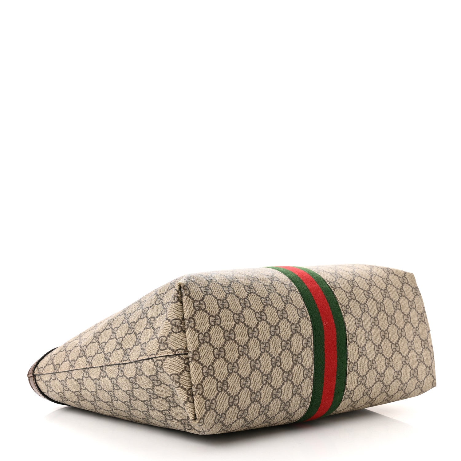 Gucci GG Supreme Monogram Medium Ophidia Shopping Tote Brown 4 of 13