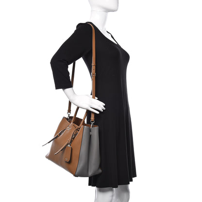 Prada City Calf Small Double Handle Tote Canella Marmo 3 of 12
