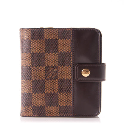 Louis Vuitton Damier Ebene Zippe Zipped Compact Wallet 1 of 7