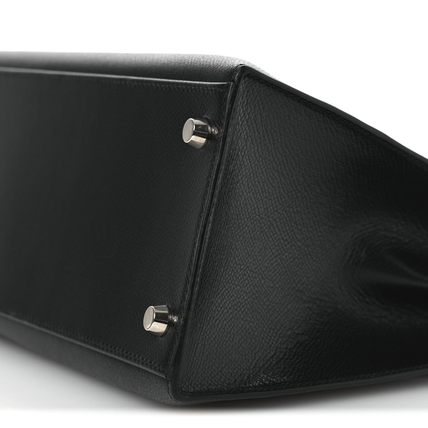 Veau Grain Lisse Kelly Sellier 28 Black