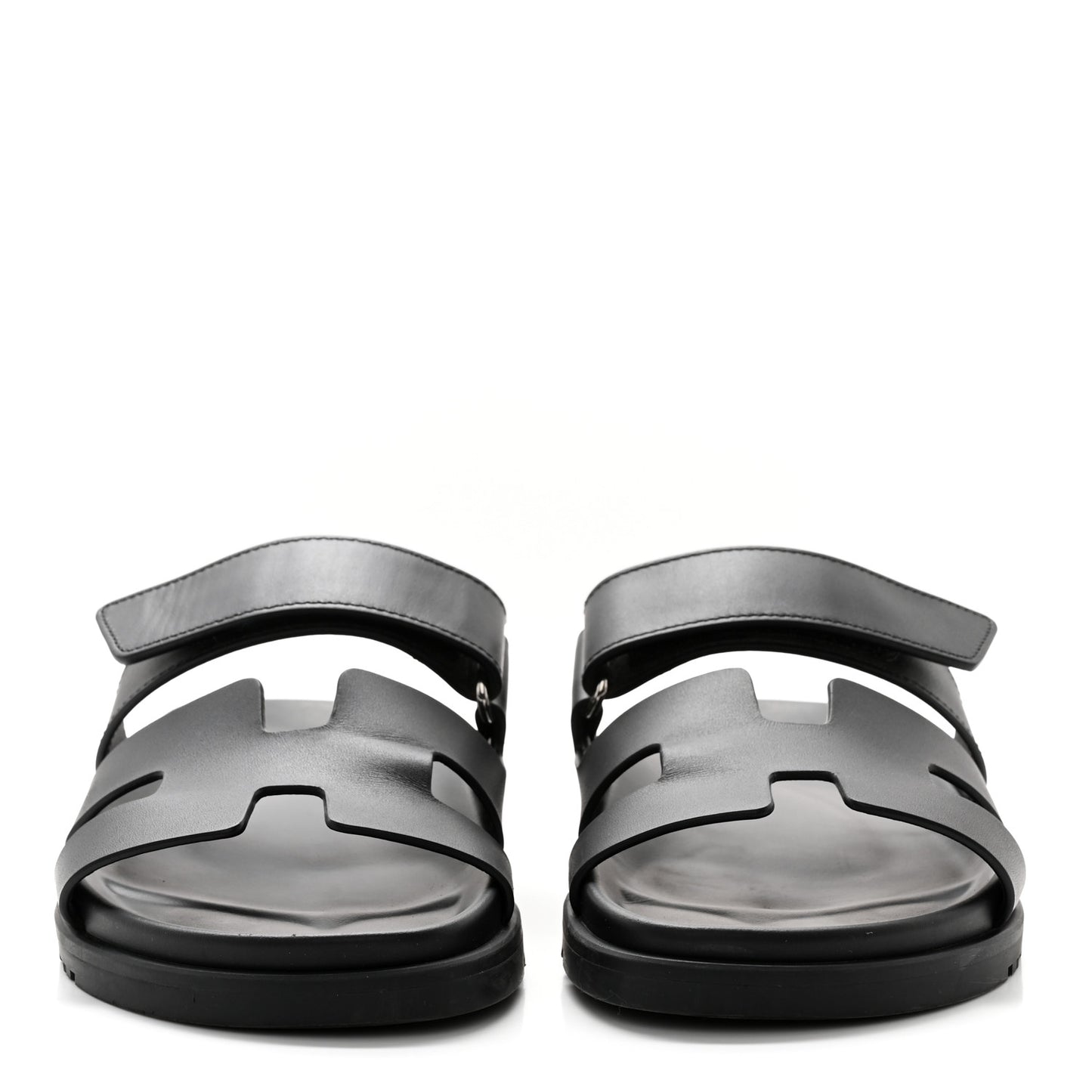 Calfskin Womens Chypre Sandals 35.5 Black