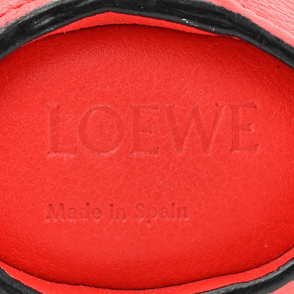 Loewe Calfskin Elephant Coin Purse Bag Charm Key Holder Red 4 of 7