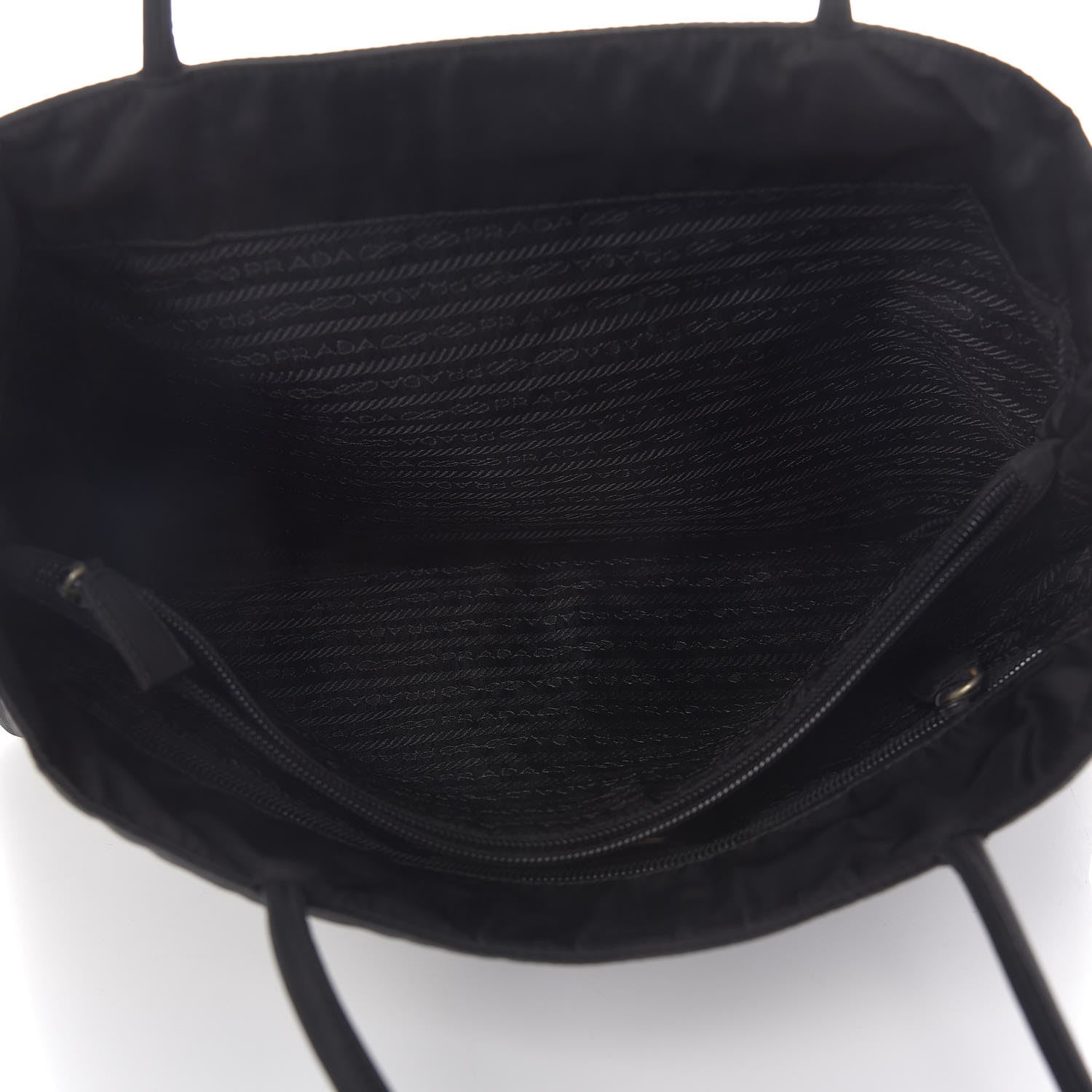 Prada Tessuto Nylon Tote Black 6 of 13