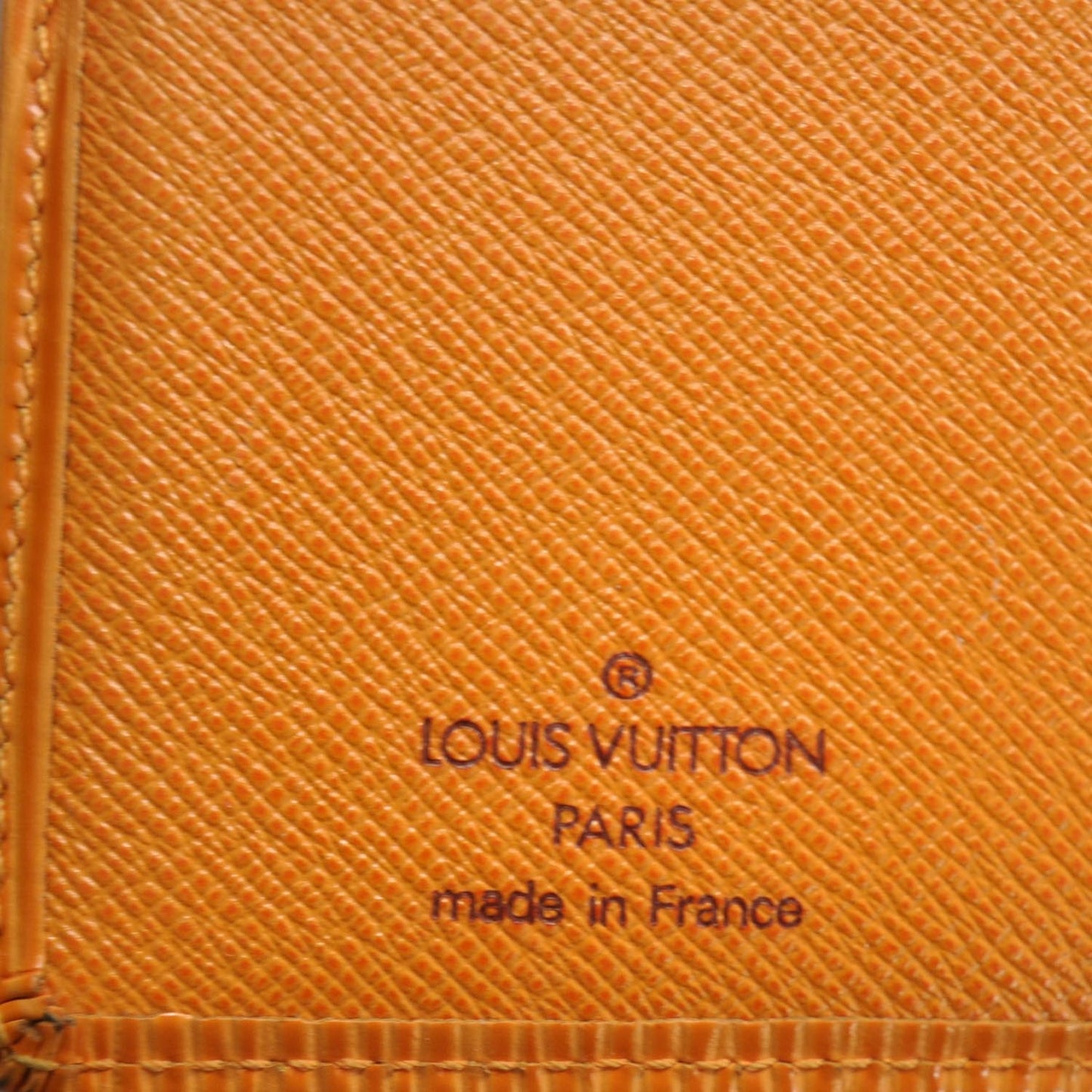 Epi French Purse Wallet Mandarin
