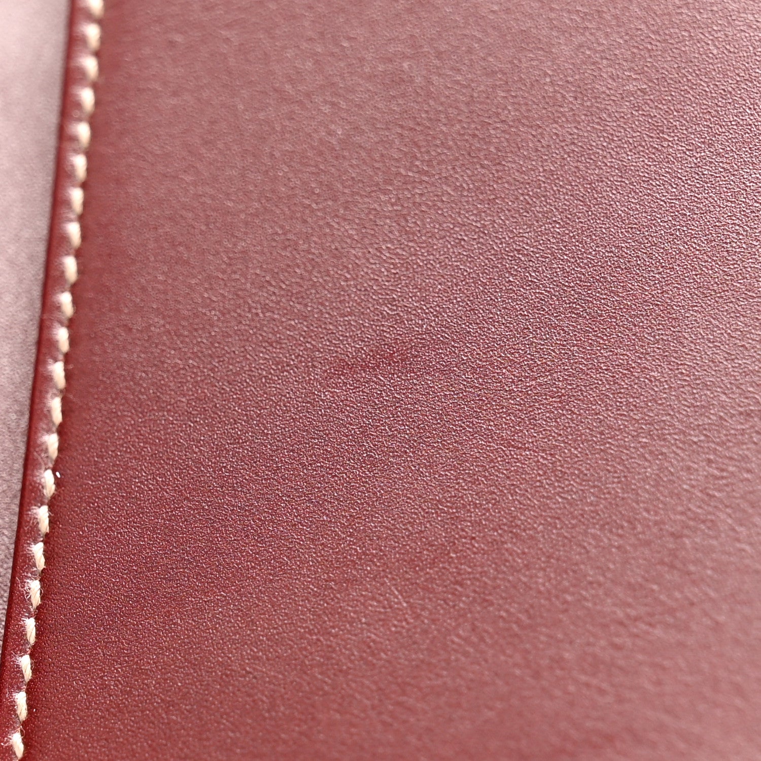 Gucci Guccissima Margaux Calfskin Metal Bar Continental Flap Wallet Dark Red 11 of 15