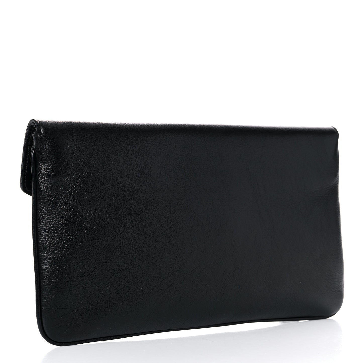 Calfskin Crystal GG Broadway Envelope Clutch Black