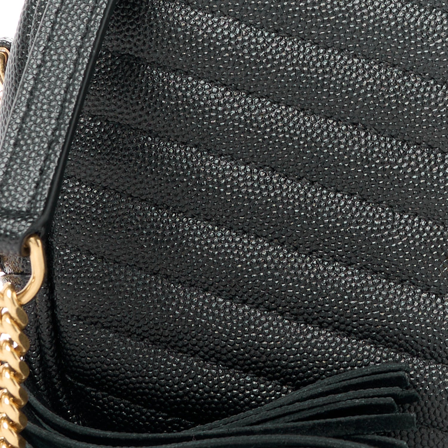 Saint Laurent Grain De Poudre Matelasse Monogram Mini Lou Camera Bag Black 9 of 11