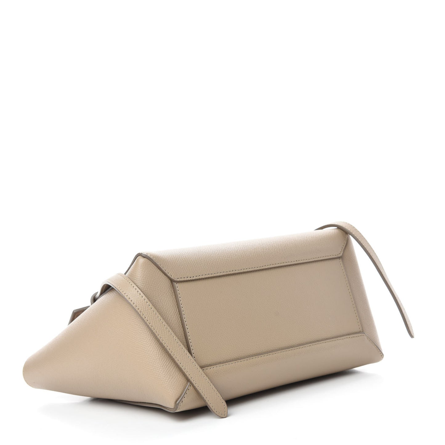 Grained Calfskin Micro Belt Bag Light Taupe