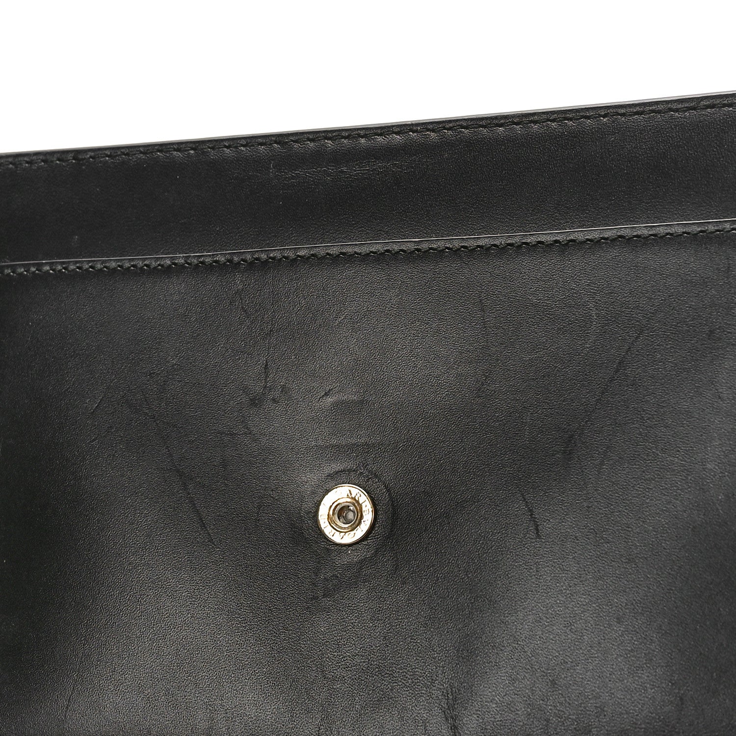 Bulgari Calfskin Serpenti Forever Chain Wallet Black 9 of 10