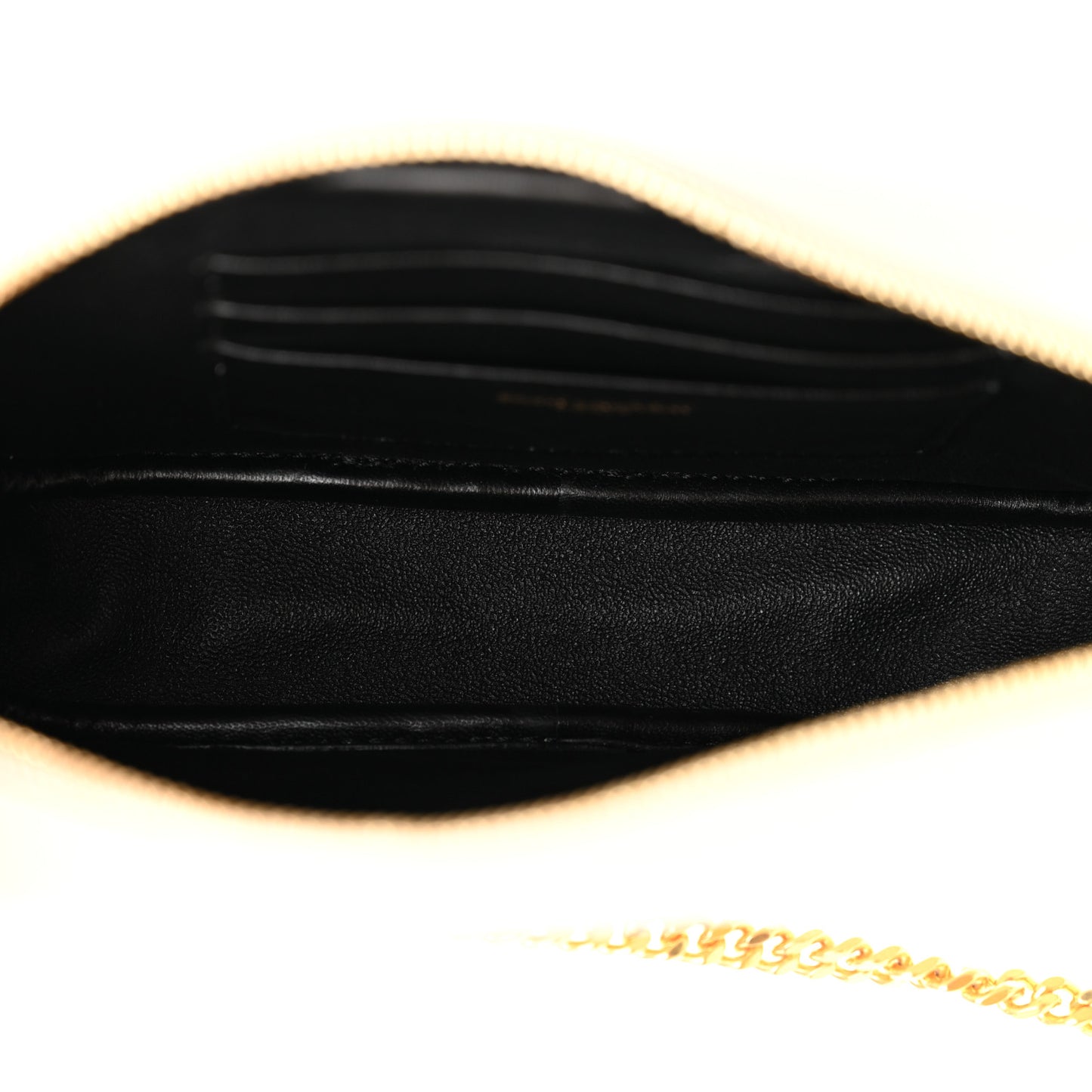Grain De Poudre Matelasse Monogram Mini Lou Camera Bag Crema Soft