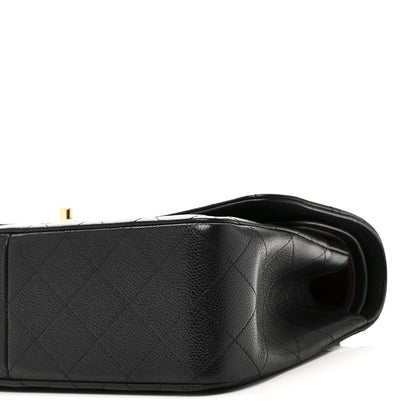 Chanel Caviar Quilted Jumbo Double Flap Black 10 of 11