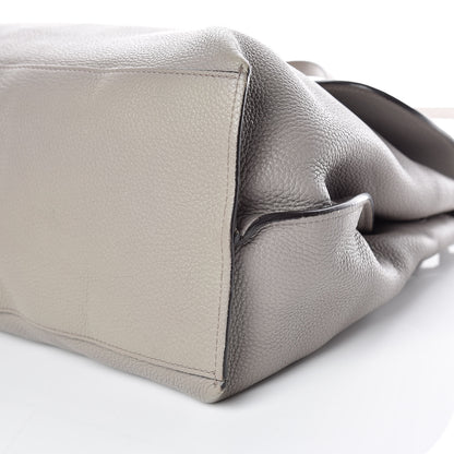 Gucci Cellarius Calfskin Large Bamboo Daily Top Handle Bag Storm Grey 12 of 18