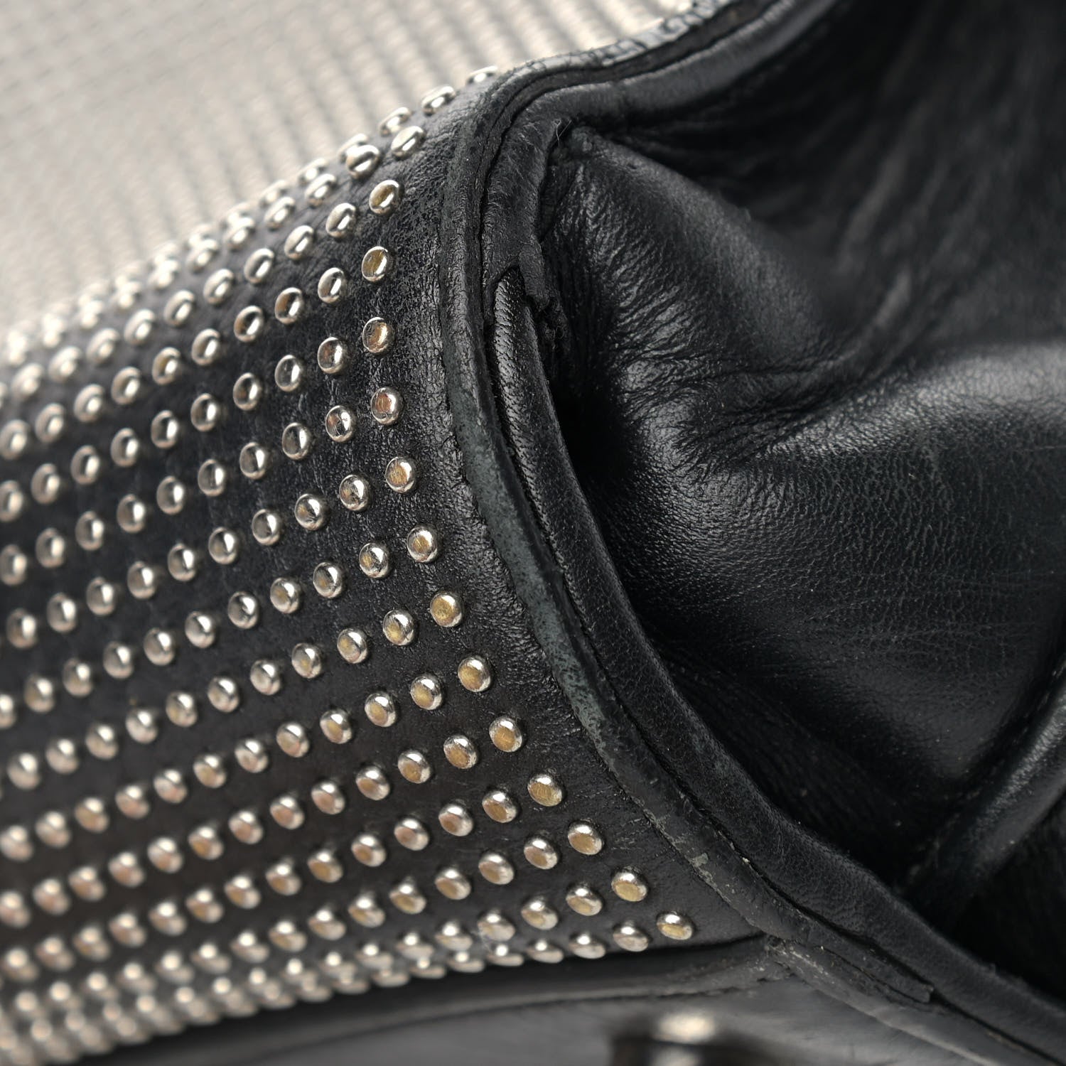 Saint Laurent Calfskin Studded Small Sac De Jour Black 11 of 19