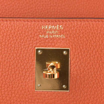 Hermes Togo Kelly Retourne 35 Terre Battue 15 of 40