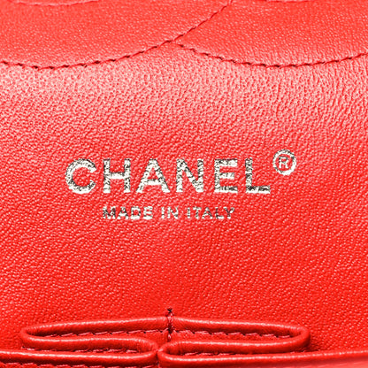 Chanel Lambskin Quilted Jumbo Double Flap Red 6 of 10
