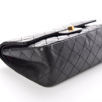 Chanel Aged Calfskin Quilted 2.55 Reissue 225 Flap Black 5 of 10