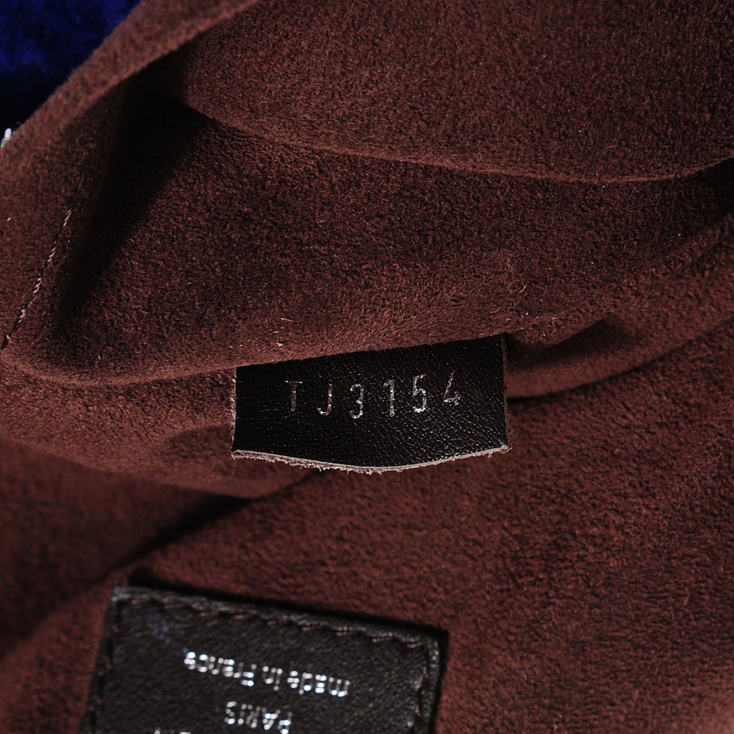 Louis Vuitton Shearling Monogram Marc Newson Fleece Pack Blue 8 of 8
