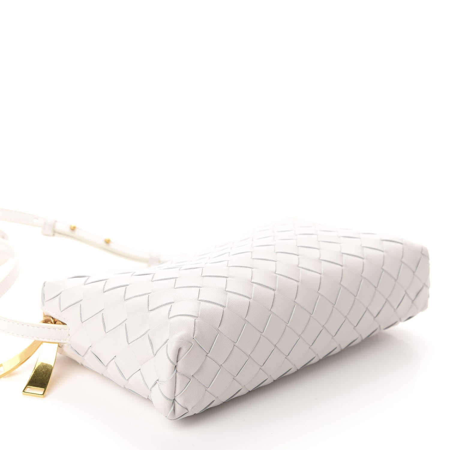 Bottega Veneta Nappa Intrecciato Crossbody Bianco 4 of 9
