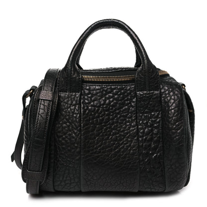 Alexander Wang Pebbled Lambskin Rockie Black Pale Gold Hardware 1 of 10