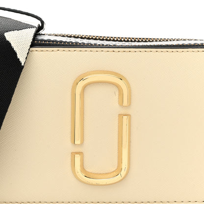 Marc Jacobs Saffiano Small Snapshot Camera Bag Cloud White Multicolor 9 of 12