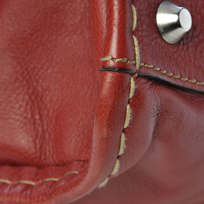 Chloe Calfskin Edith Satchel Whiskey 9 of 12