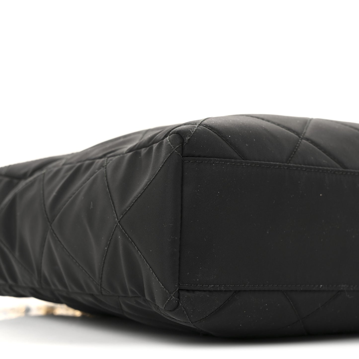 Re-Nylon Stitched Re-Edition 1995 Chaine Medium Tote Bag Black
