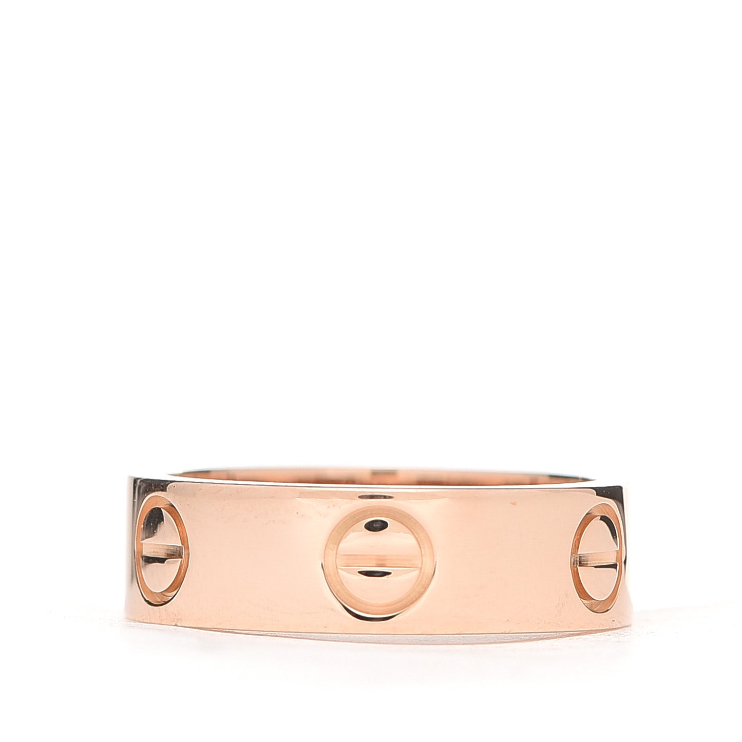 18K Pink Gold 5.5mm LOVE Ring 51 5.75