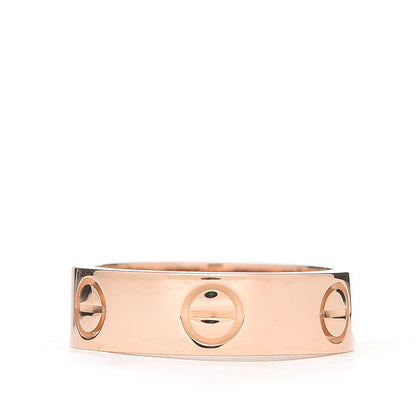 Cartier 18K Pink Gold 5.5mm LOVE Ring 51 5.75 3 of 4