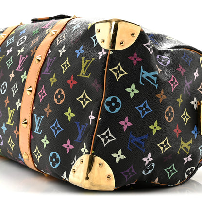 Louis Vuitton Monogram Multicolor Keepall 45 Black 8 of 13