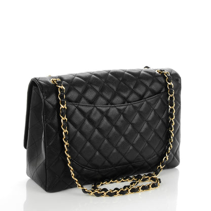 Chanel Caviar Quilted Maxi Single Flap Black 3 of 7