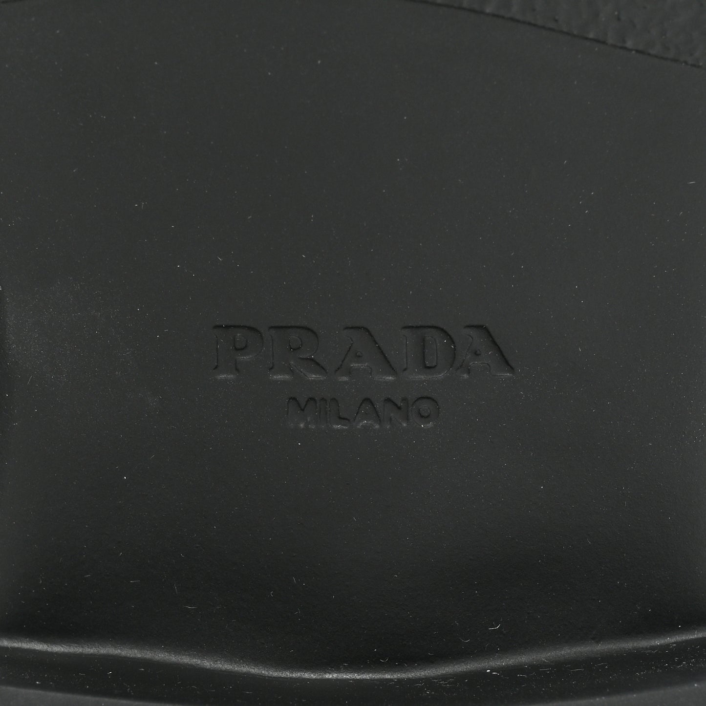 Spazzolato Metal Triangle Logo 50mm Loafers 38 Black