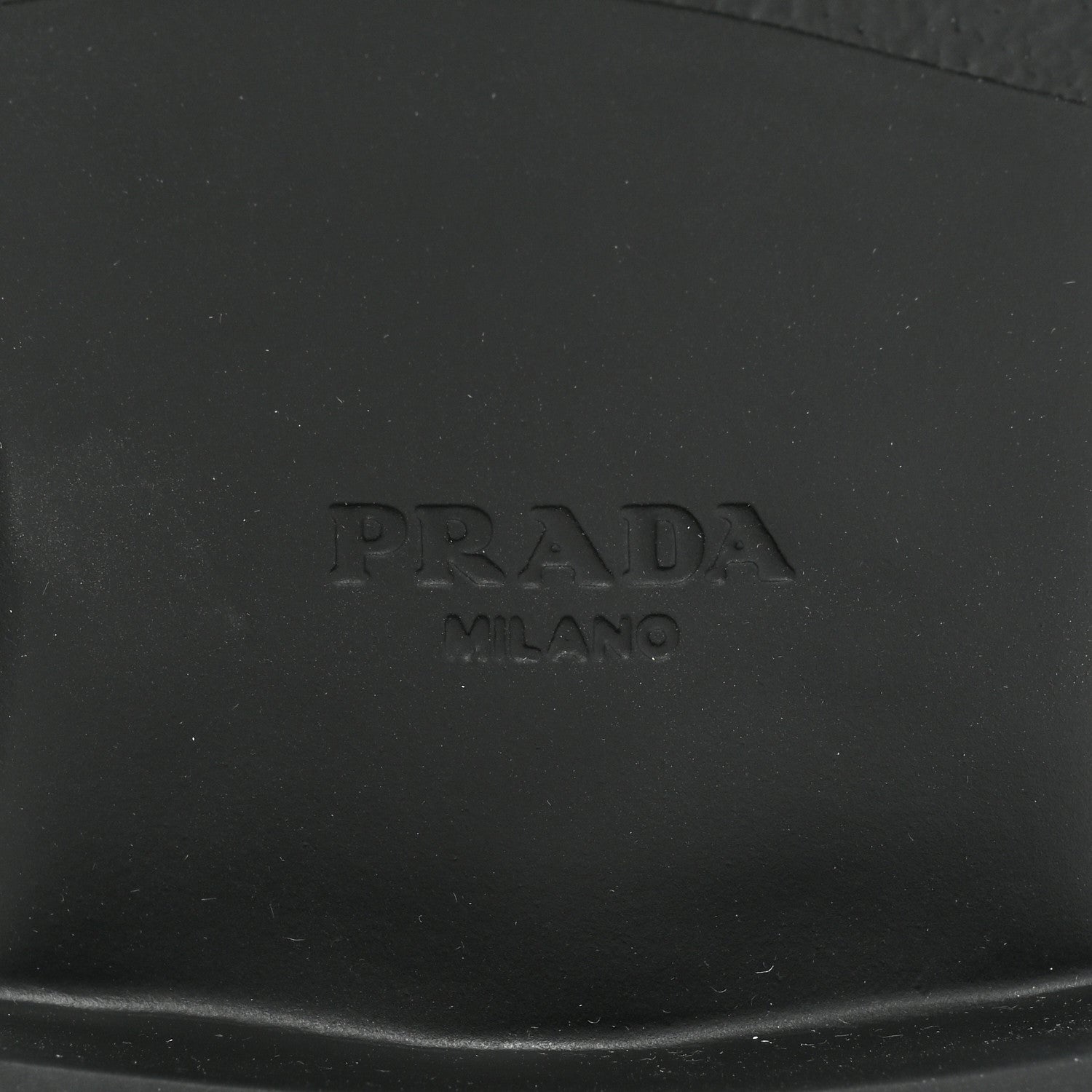 Prada Spazzolato Metal Triangle Logo 50mm Loafers 38 Black 6 of 12