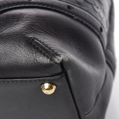 Gucci Calfskin Horsebit Embossed Large Glam Shoulder Bag Black 11 of 24