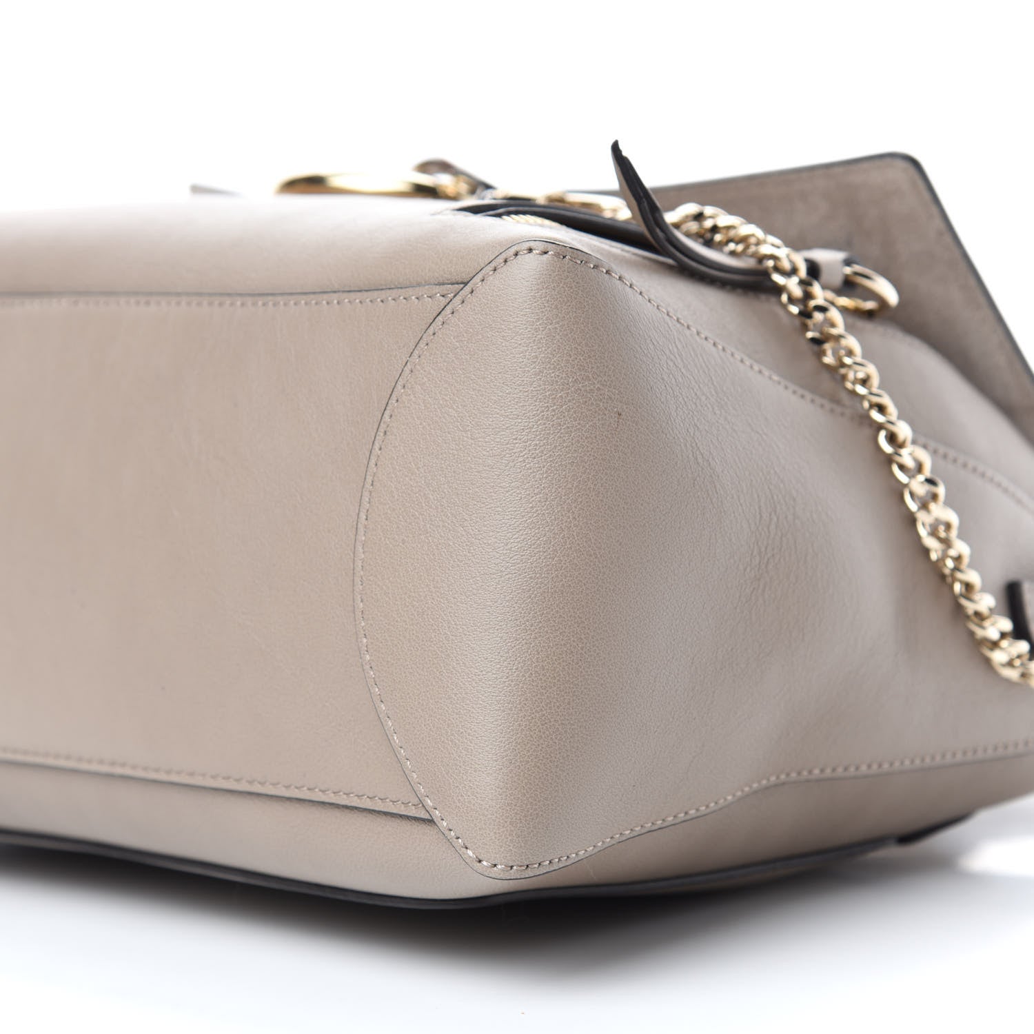 Chloe Calfskin Medium Faye Day Shoulder Bag Motty Grey 7 of 10