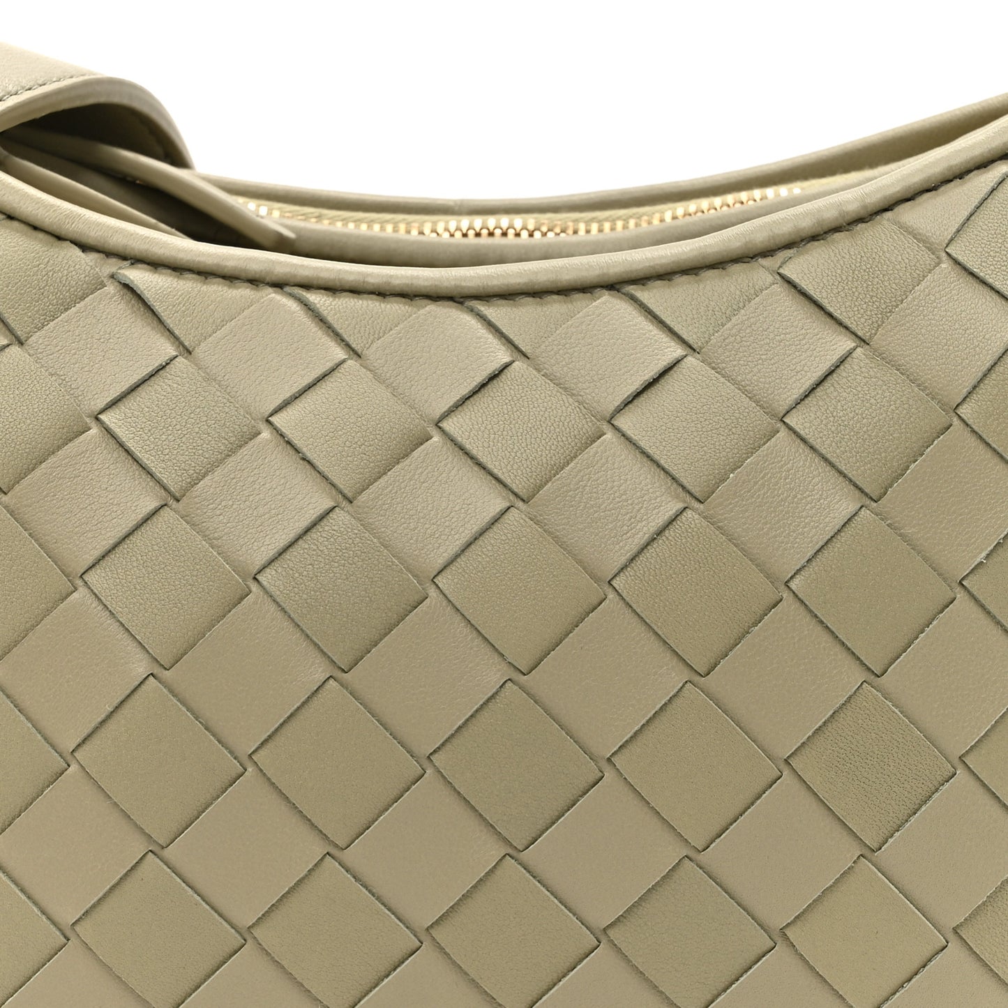 Nappa Intrecciato Small Gemelli Multipocket Bag Travertine Muse