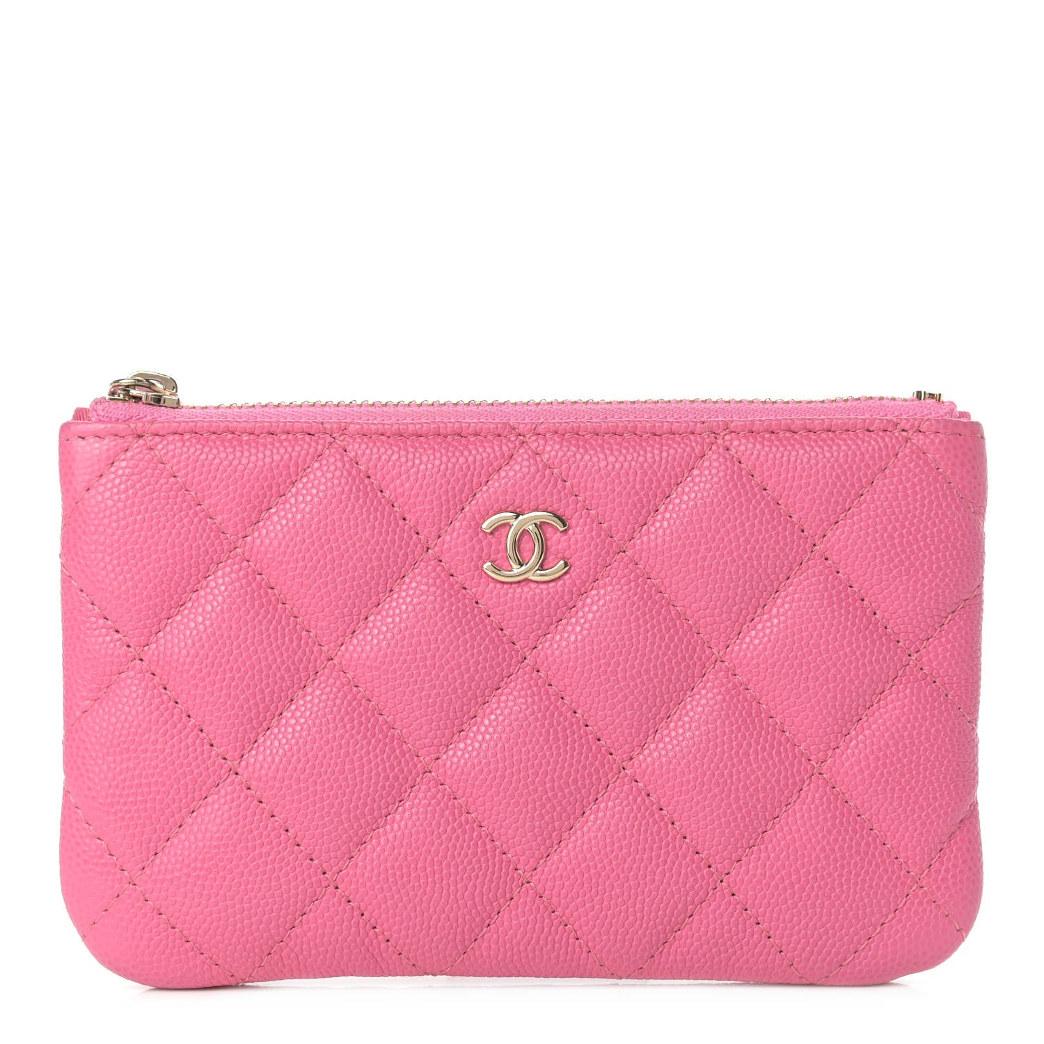 Chanel Caviar Quilted Small Cosmetic Case Pink 1 of 7