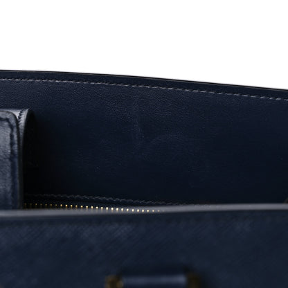 Prada Saffiano Tote Bluette 10 of 10